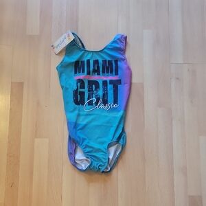 Miami Grit Classic Blue and Purple Leotard